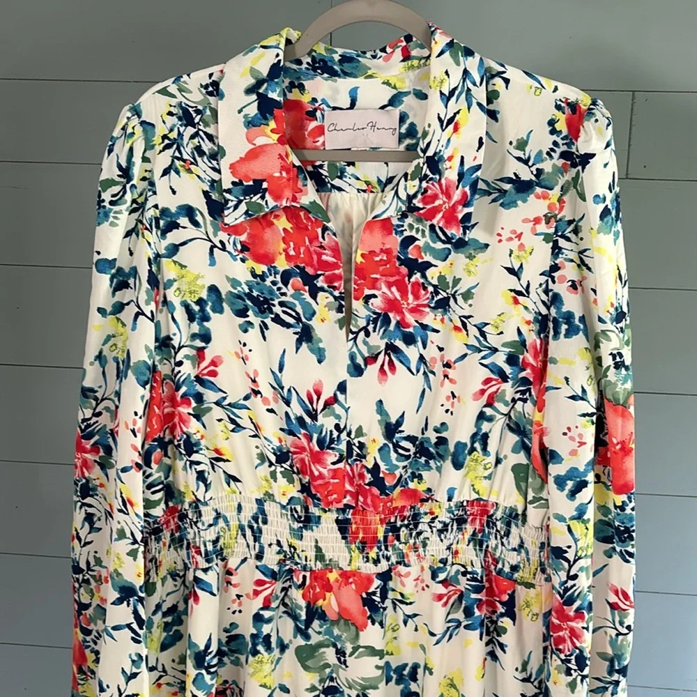Charles Henry floral dress